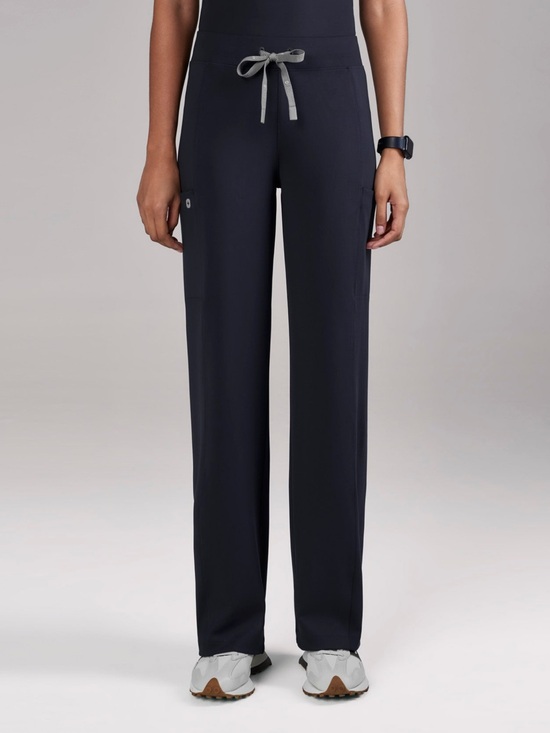 Figs Pants - FIGS Valle FORMx Straight Leg Scrub Pants in Navy